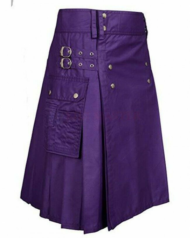 Scottish Purple Utility Kilt For Men – Kilt Box Shop