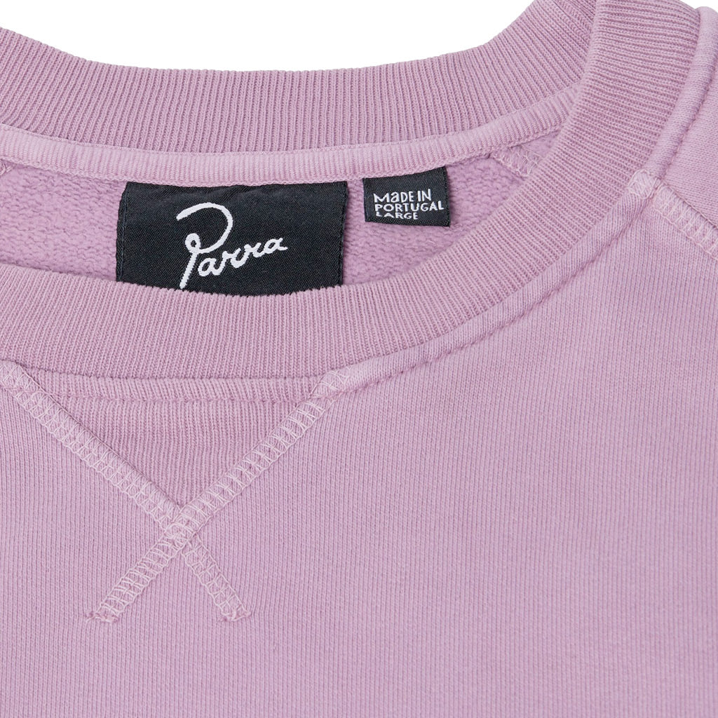 Parra Logo Crew Neck Sweatshirt Lavender – Welcome Skateshop | Madrid