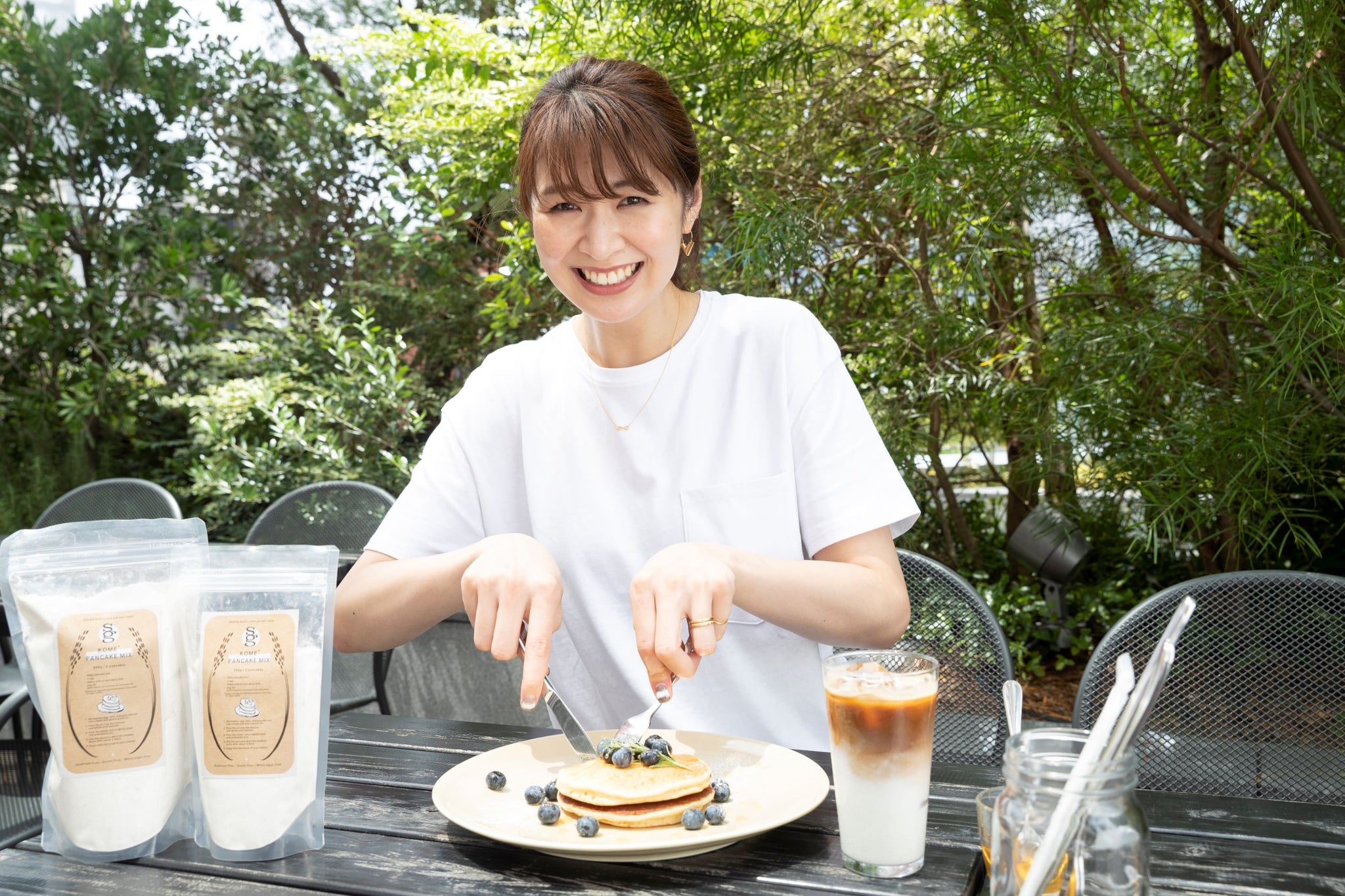 木村沙織さんとgarden Houseの共同開発 米粉のパンケーキミックス S G Kome Pancake が販売スタート 特設オン Garden House Store