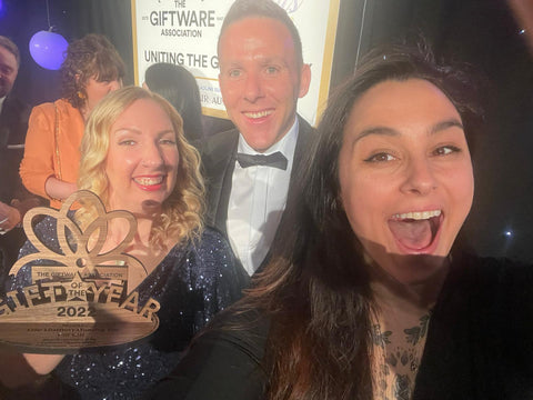 Kelly, Greg Fraser and Anya McKenna at the Gift of the Year Awards