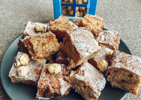 White Chocolate & Honeycomb Blondies