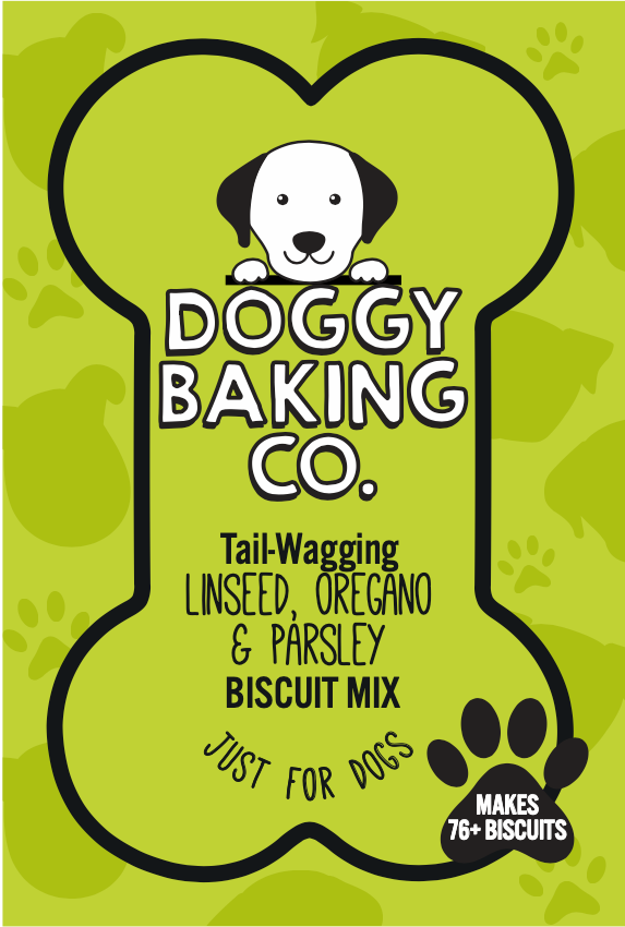 Tail-Wagging Linseed, Oregano & Parsley Doggy Biscuit Baking Mix