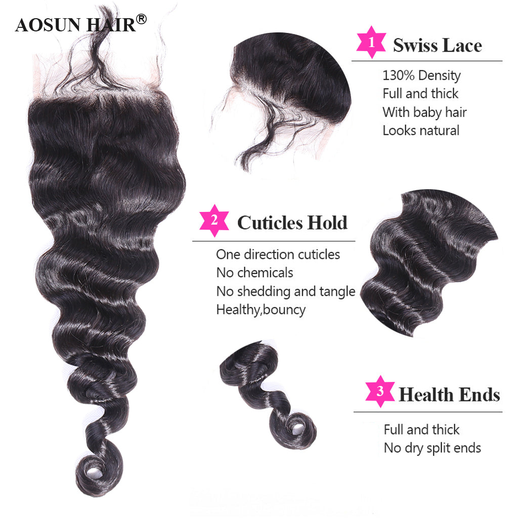 loose wave bundles with closure