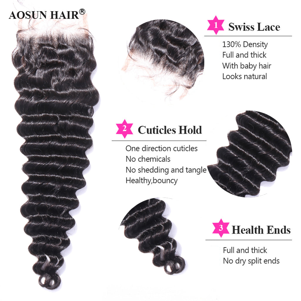 hair bundles with closure