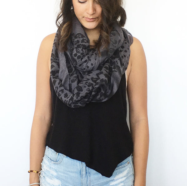 Leopard Infinity Scarf