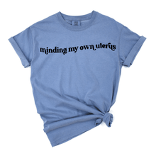 Load image into Gallery viewer, Minding my Own Uterus | Adult Vintage T-Shirt - S &amp; K Collective
