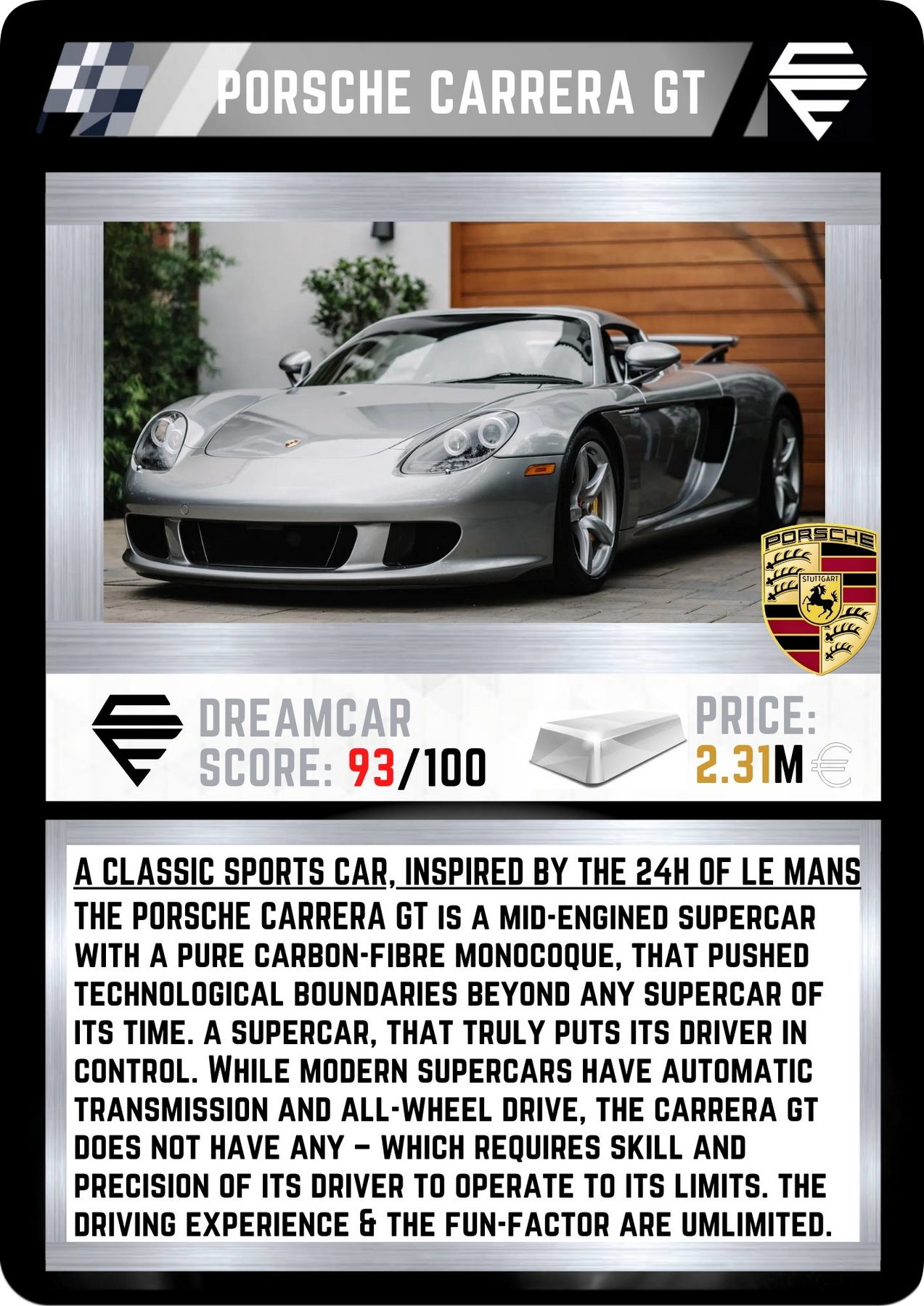 Porsche Carrera GT – Collectors Edition