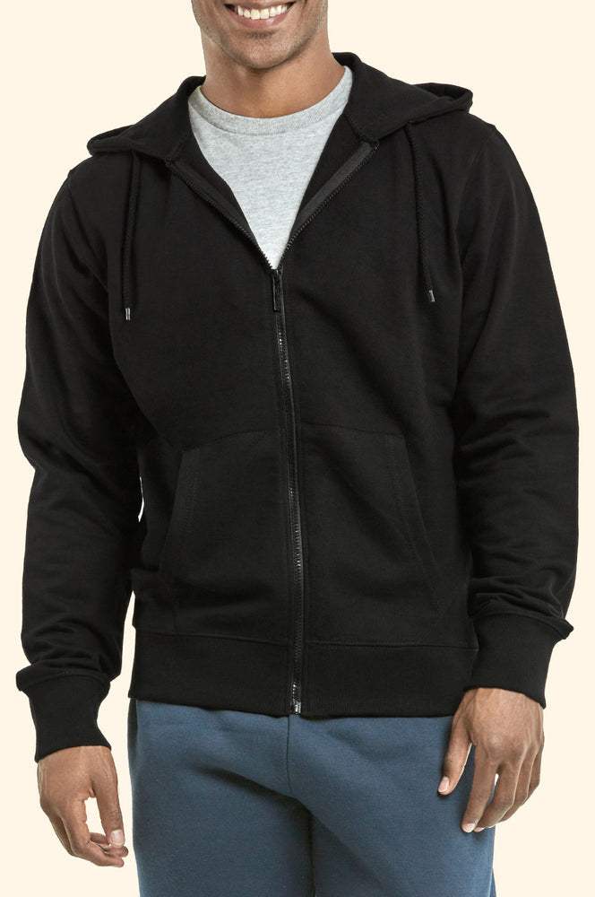 
            
                Load image into Gallery viewer, TOP PRO MEN&amp;#39;S TERRY HOODIE JACKET (HD4000_BLACK)
            
        