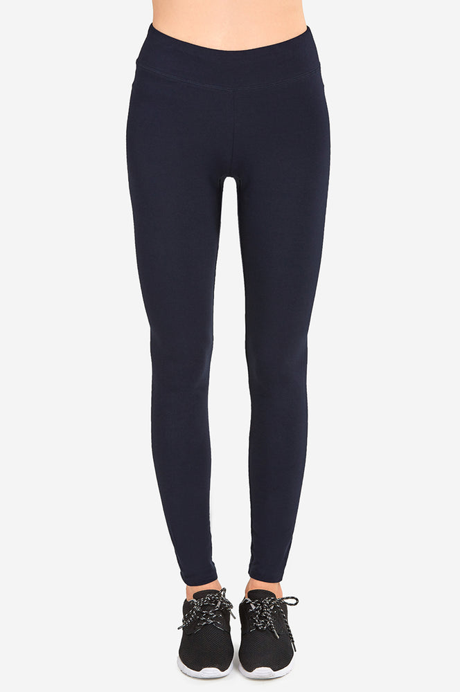 Comfy Pro 100% Cotton Leggings for Women's Pack of 6-Navy Set
