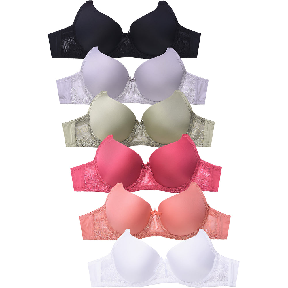 SOFRA LADIES FULL CUP LACE D CUP BRA (BR4161LD4) - BOX ONLY – Uni