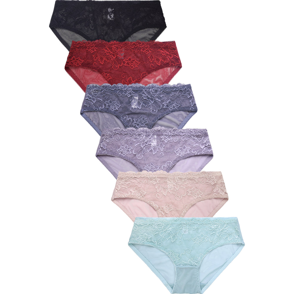 432 Wholesale Sofra Ladies Bikini Nylon Panty - at