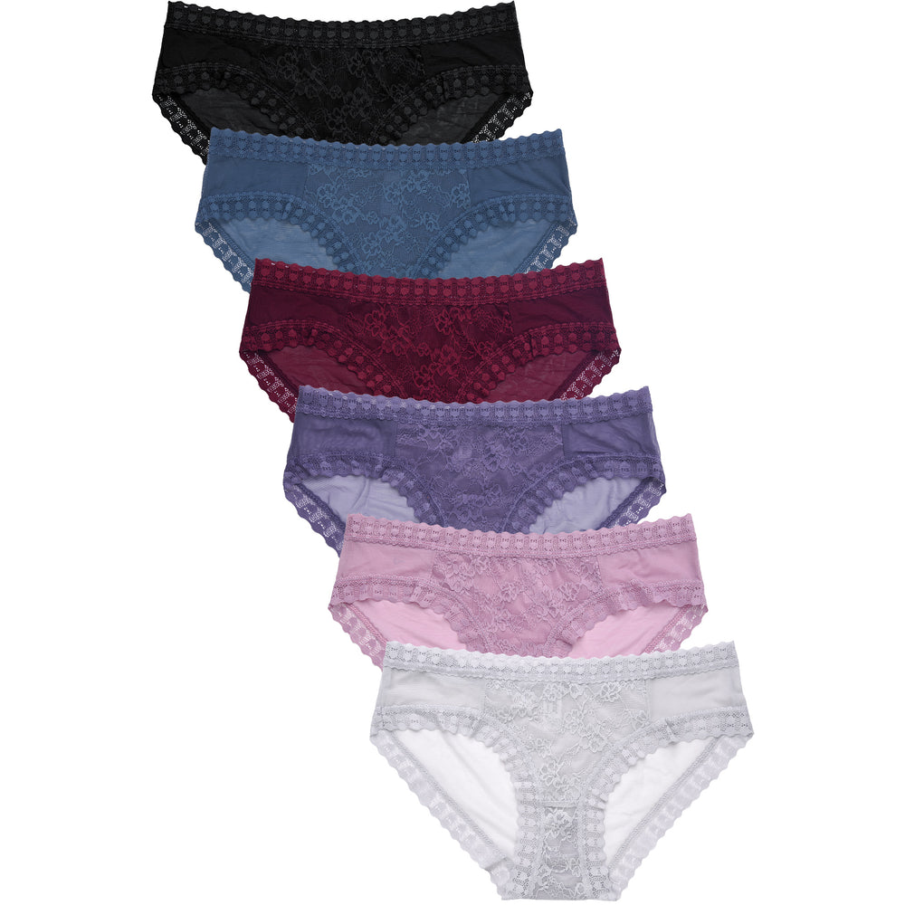 432 Pieces Mamia Ladies Soft Fabric Extended Bikini Panty Assorted Sizes,  Size Medium - Womens Panties & Underwear - at 