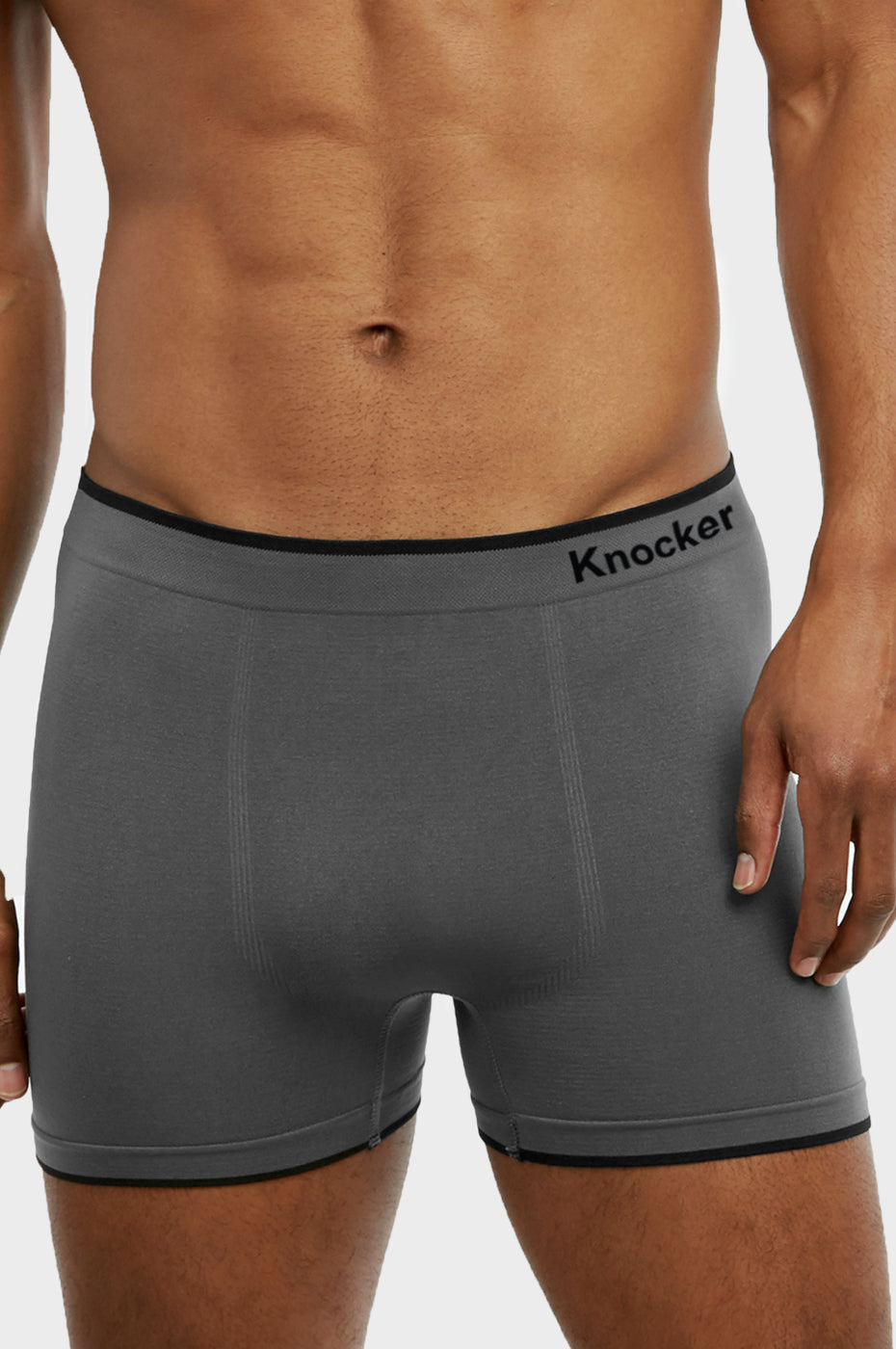 KNOCKER MEN'S SEAMLESS BOXER BRIEFS (MS002M) – Uni Hosiery Co Inc.