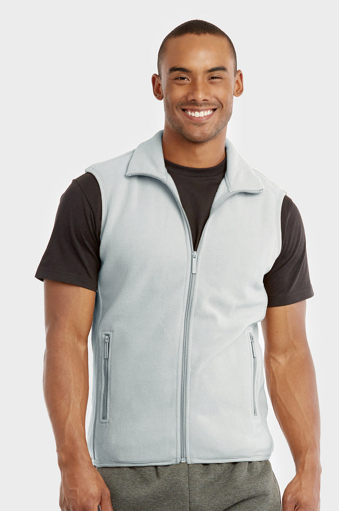 KNOCKER MEN'S POLAR FLEECE VEST (PF1500_BEIGE) – Uni Hosiery Co Inc.