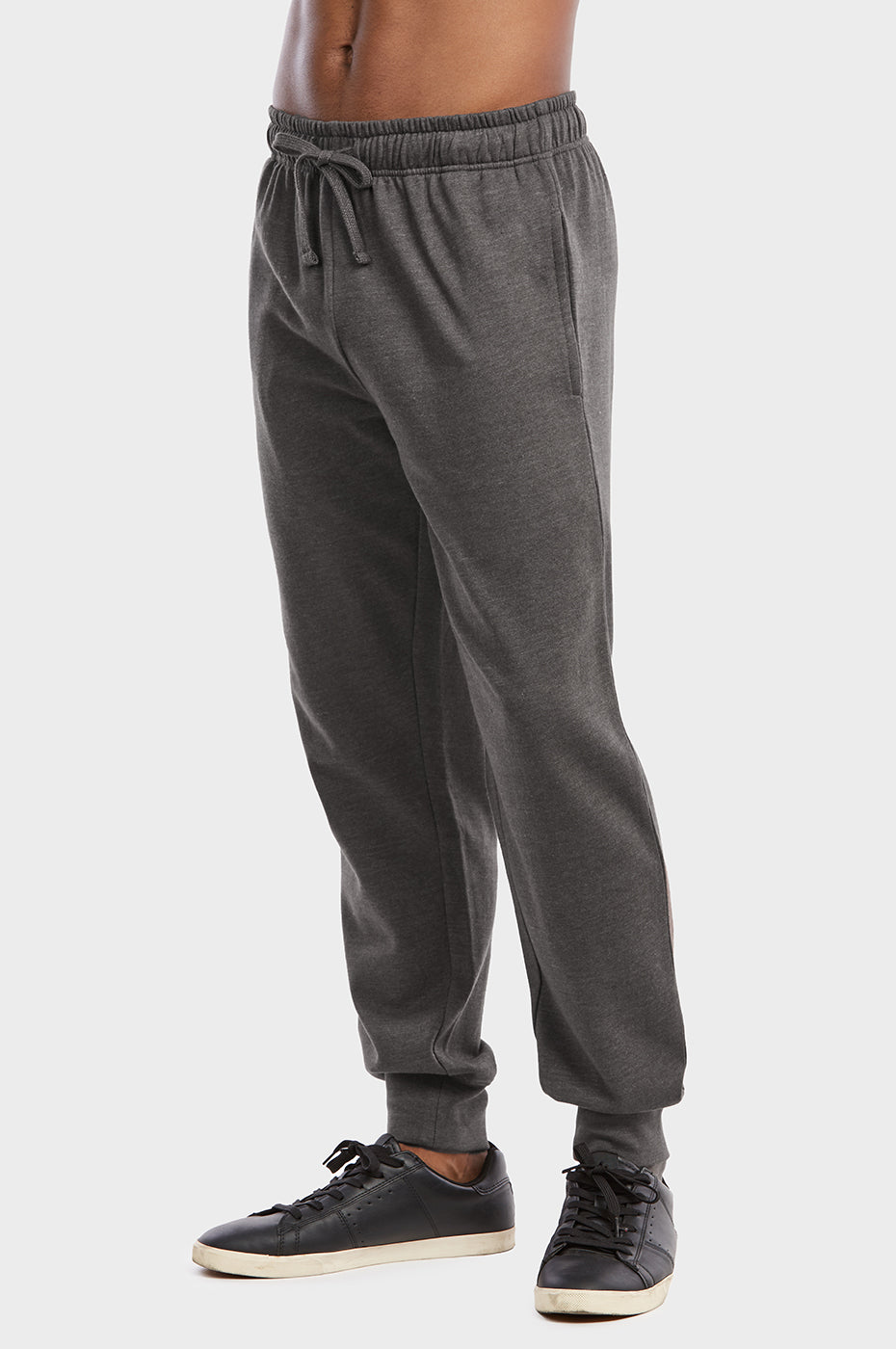 ET TU MEN'S LIGHTWEIGHT FLEECE JOGGER PANTS (SP1120E_CH-GR) – Uni ...