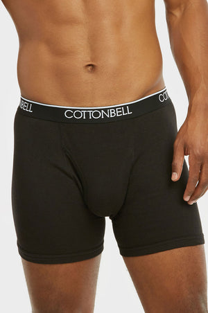 
            
                Load image into Gallery viewer, COTTONBELL MEN&amp;#39;S CLASSIC BOXER BRIEFS (TUB100C_BLACK)
            
        