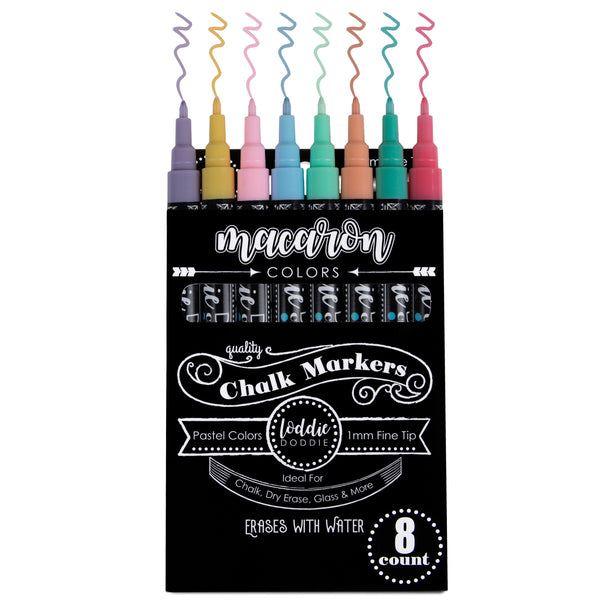 Loddie Doddie Jumbo Chalk Markers - 8ct Neon Colors - Perfect for  Chalkboard Signs, Blackboards, Car Windows, Glass, Bistro | 15mm Jumbo  Chisel Tip