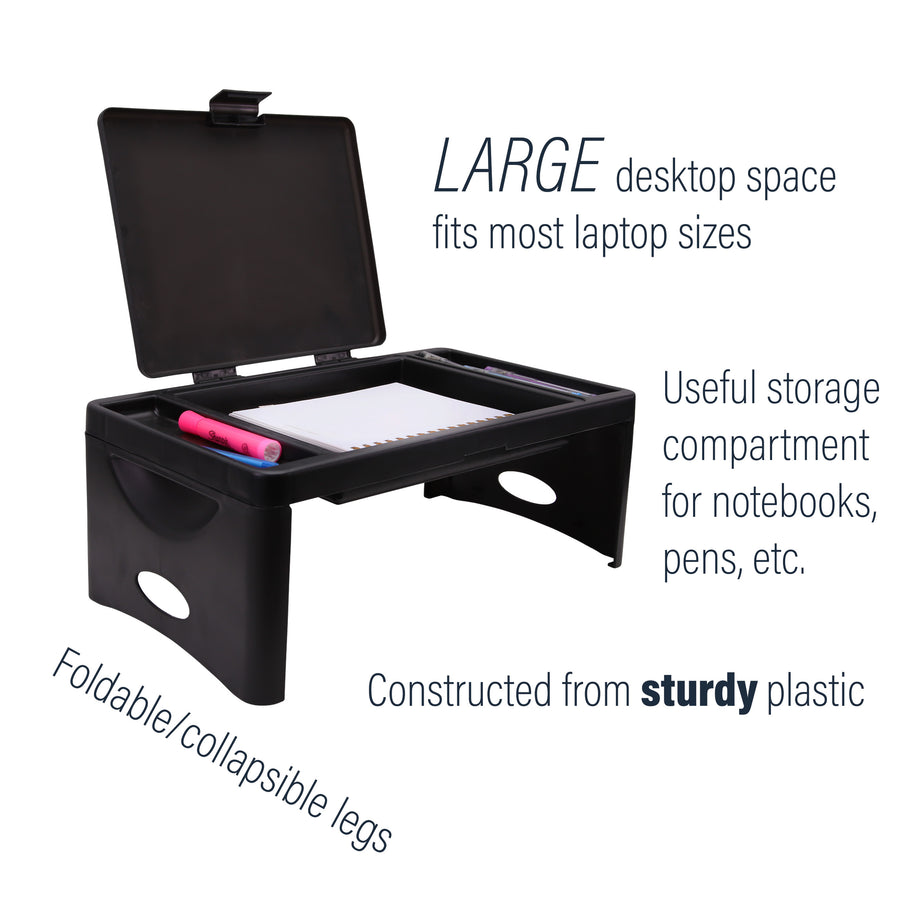 plastic lap desk with storage