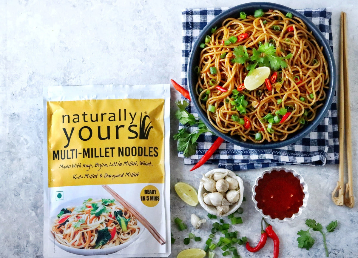 Chilli Garlic Multi Millet Noodles – Naturally Yours