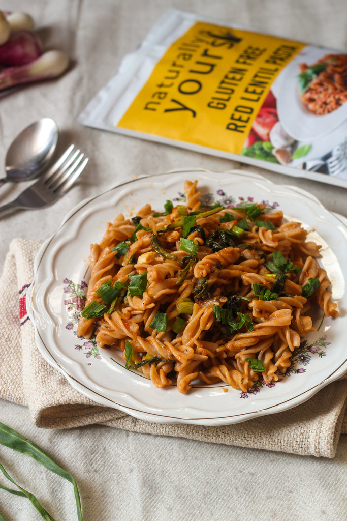 Recipe : Tangy Red Pasta with –