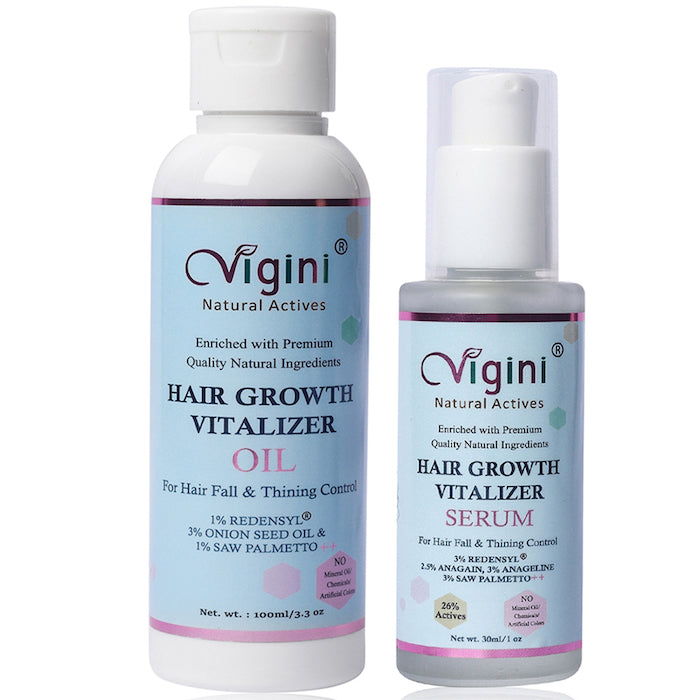 Ayurvedic Cold Pressed Oil  Hair Growth Vitalizer Combo