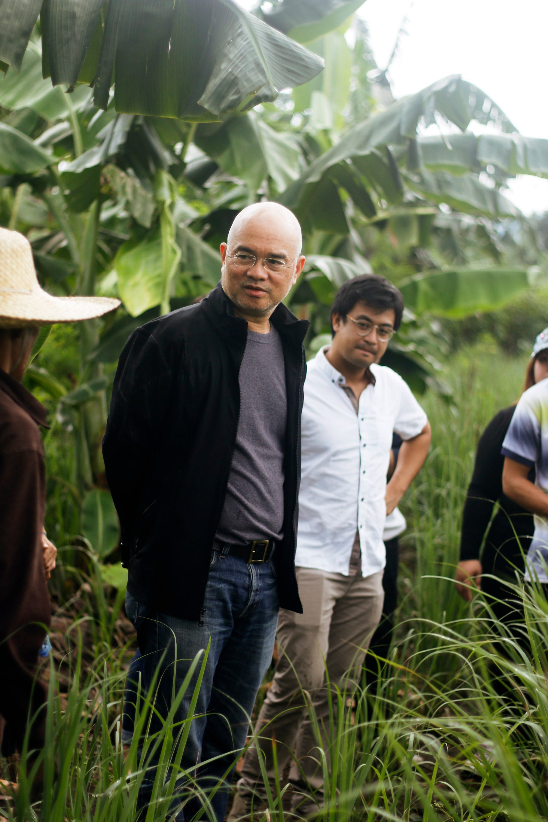 Steve Benitez, CEO and Founder of Bo's Coffee together with Jamir Ocampo, Founder of Tsaa Laya at the Calauan Tea Village.