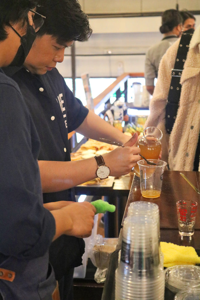 Iced Tea Playtime session where participants were shown how they can create their own unique iced teas