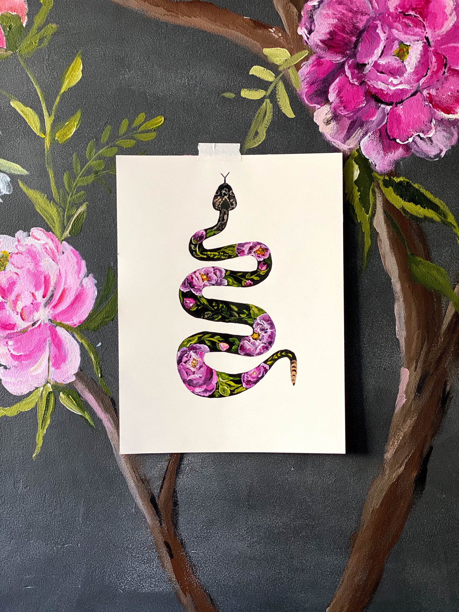 Bari J. Serpent floral. Collection de femmes féroces