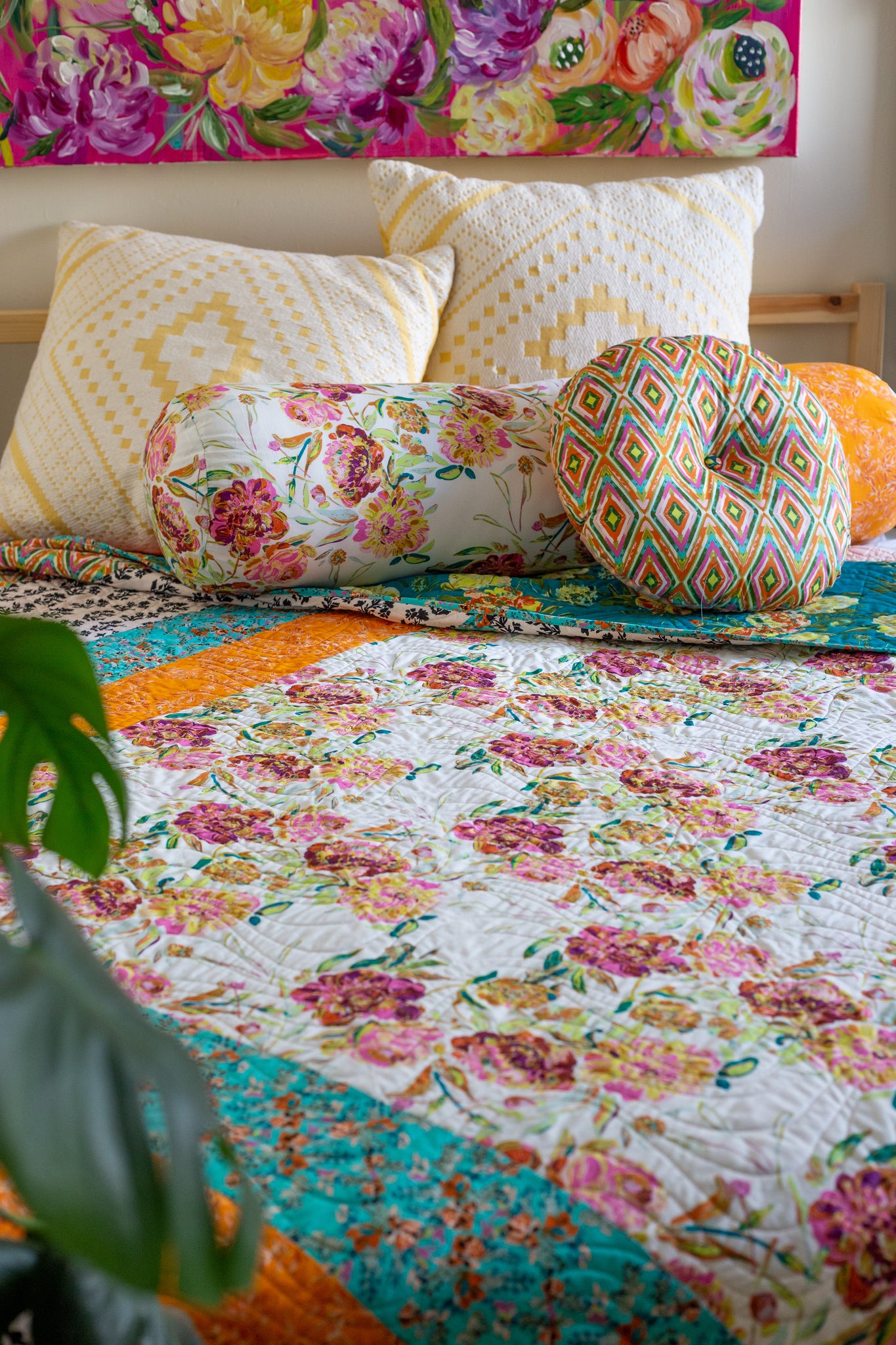 Bari J. Virtuosa Fabrics Modern quilt