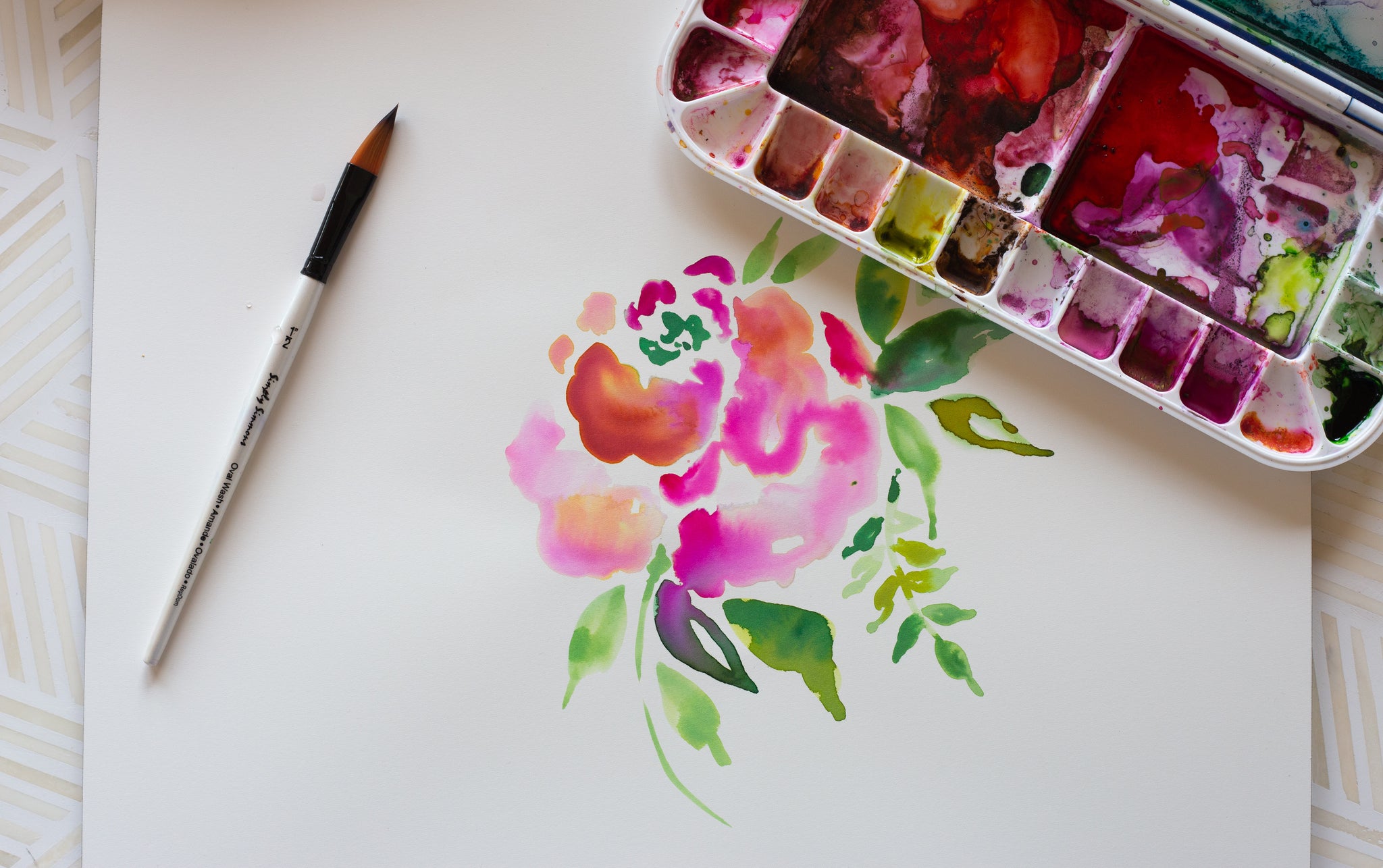 watercolor flower how to by Bari J.