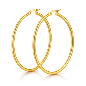 Laurette Large Hoop Earring - Tip Top Design