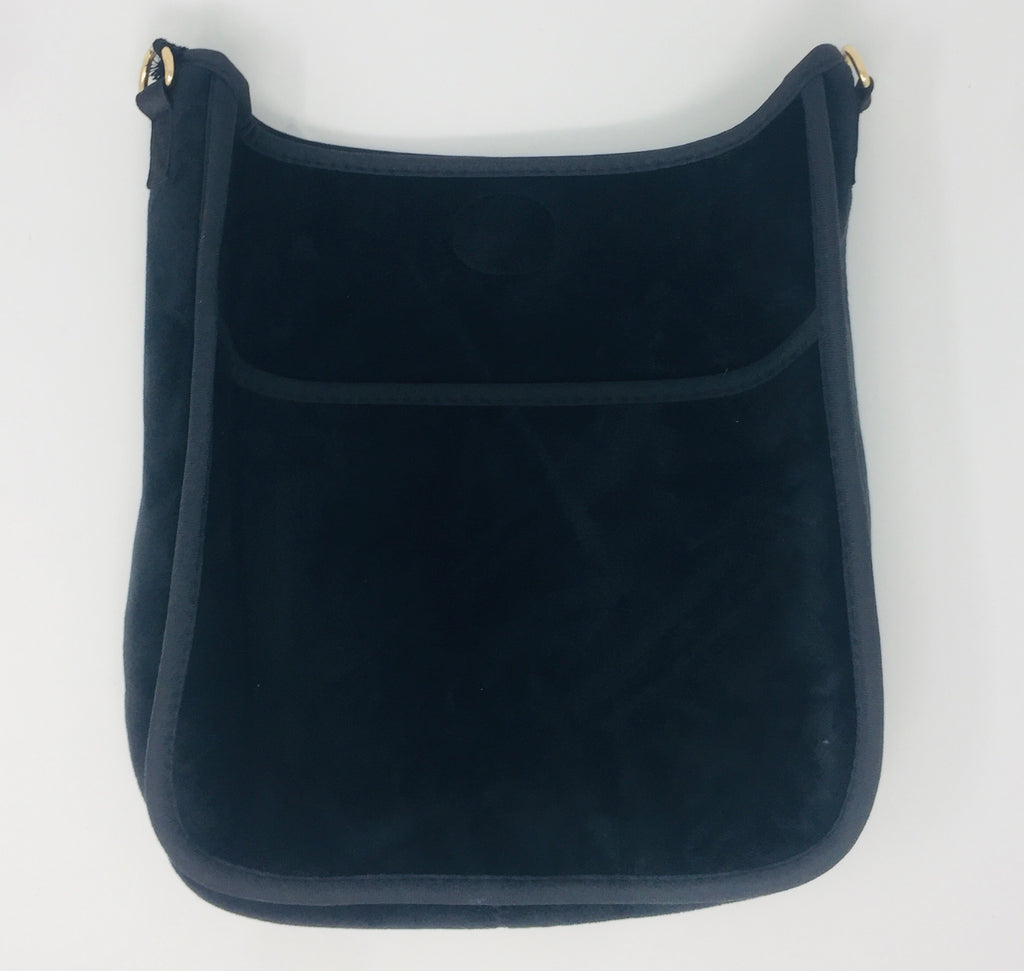 velvet messenger bag