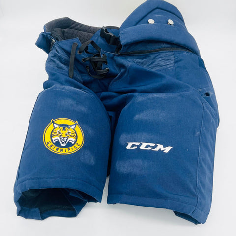 CCM HP70 - NHL Pro Stock Hockey Pants - Vancouver Canucks -  (Green/White/Blue)