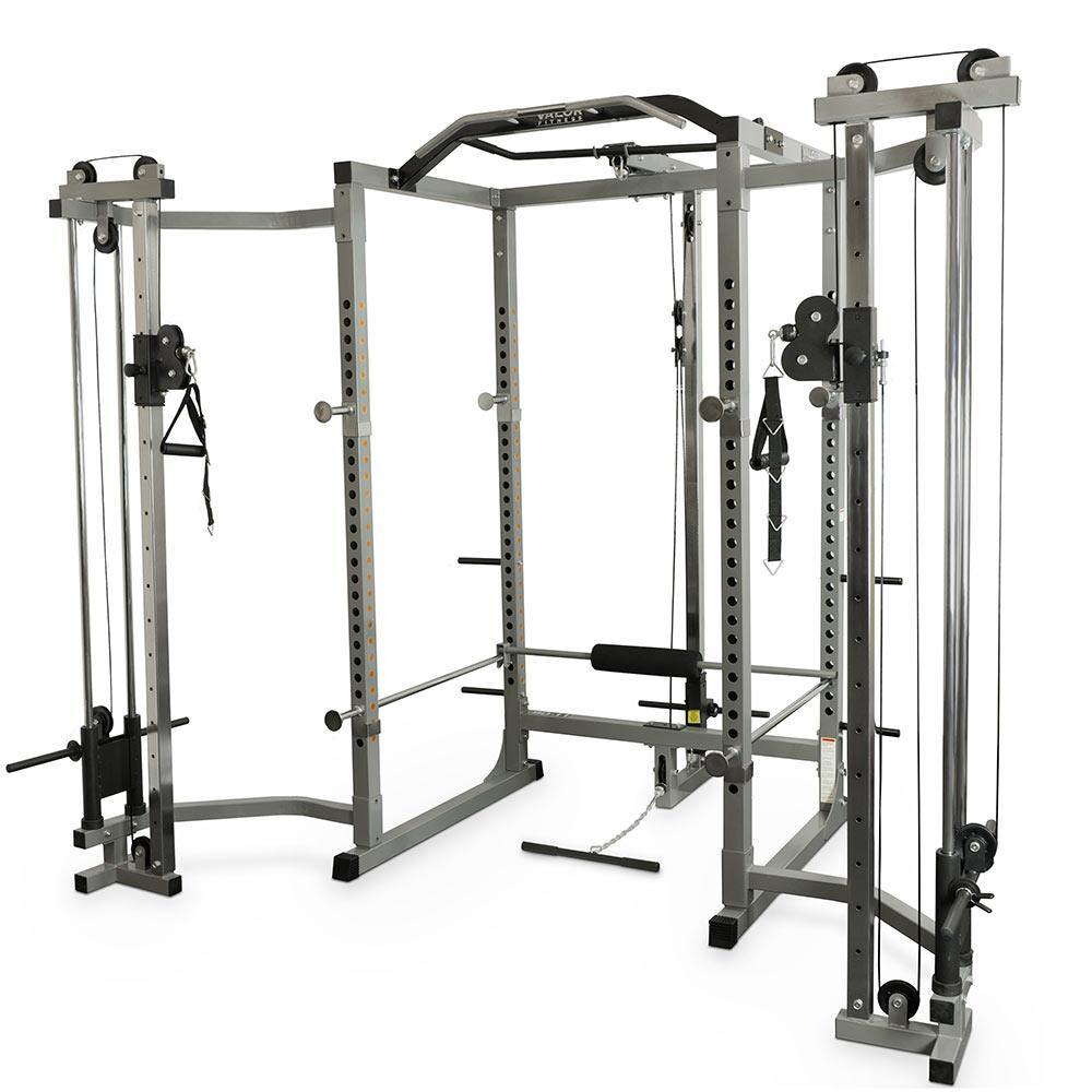 progressief nakoming Wreedheid Power Rack with Lat Pull & Cable Crossover | Valor Fitness BD-11BCCL