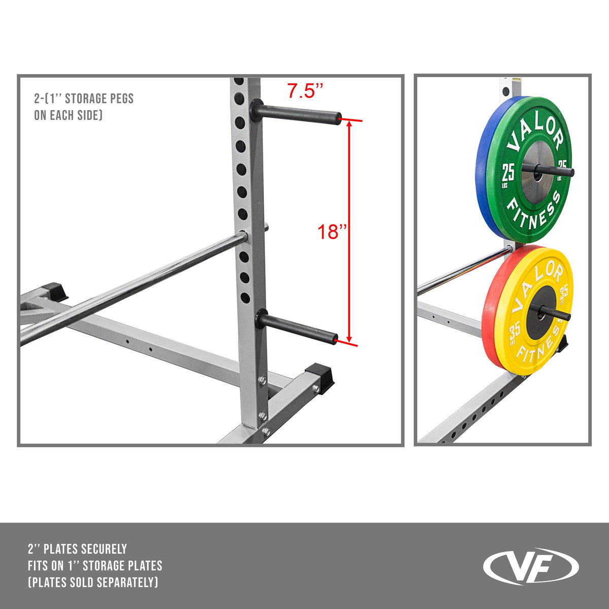 Deluxe 2.5x2.5 Power Rack w/ Multi Grip Pullup Bar