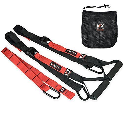 Vikingstrength AB straps - Premium Padded Home Gym Exerciser Ab Slings pair  for pull up bar - Hanging Leg Raiser Fitness for six pack - Workout  Equipment for Men & Women, Bag