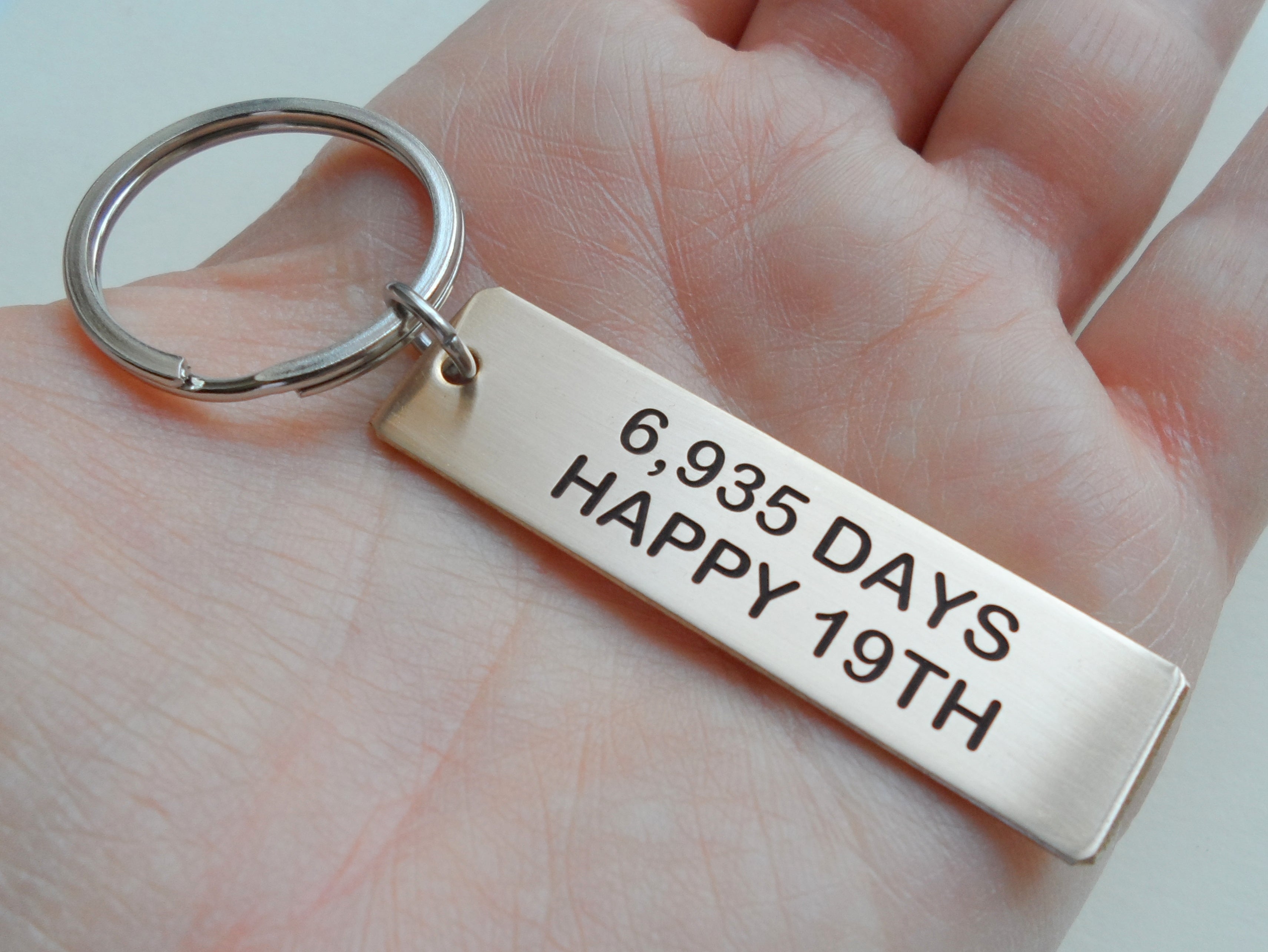 6935_days_happy_19th_bronze_engraved_tag_keychain.JPG