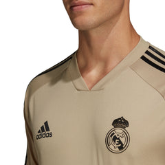 real madrid training jersey gold
