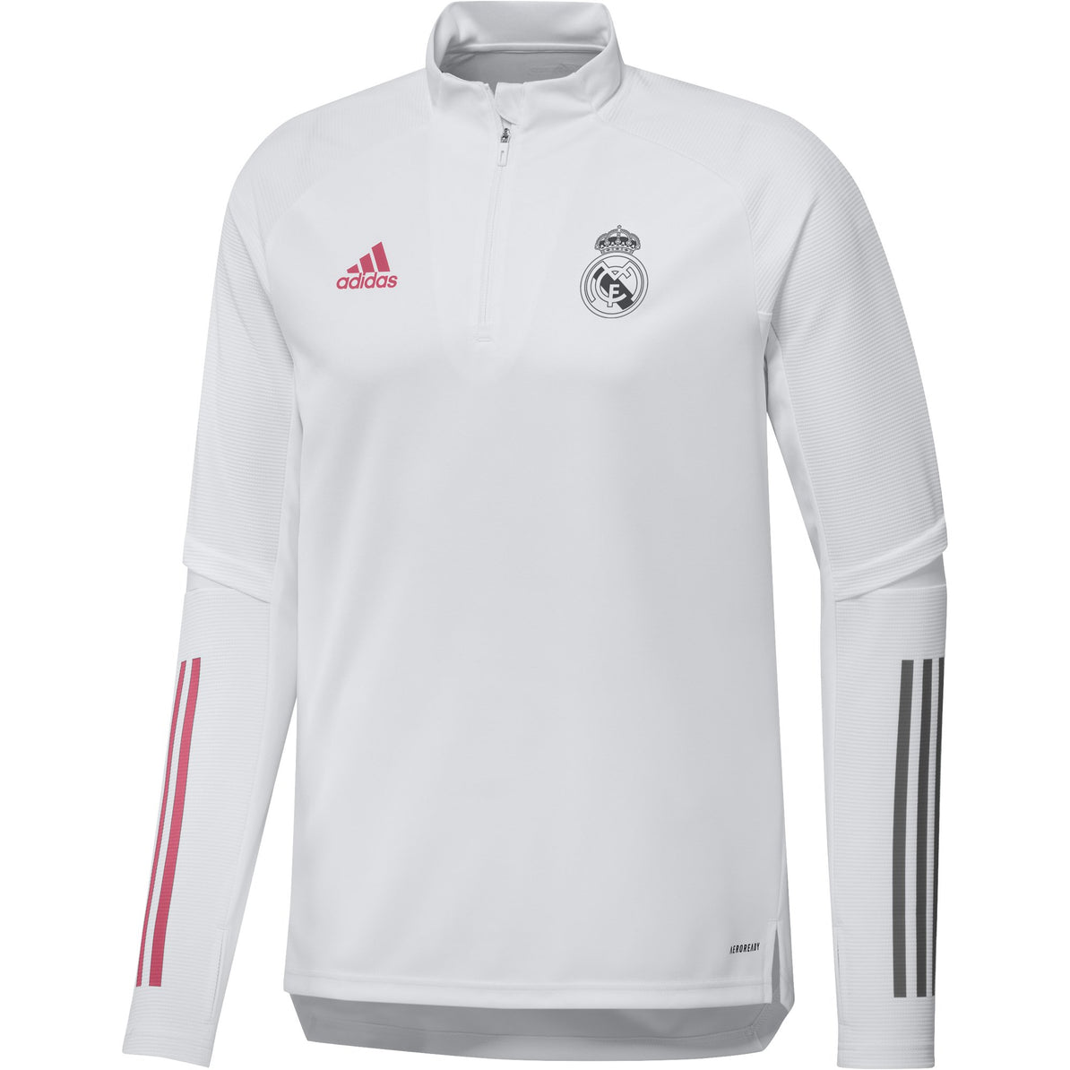 white adidas training top