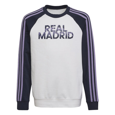 Real Madrid adidas Niños Sudadera Blanca - Real Madrid CF | US