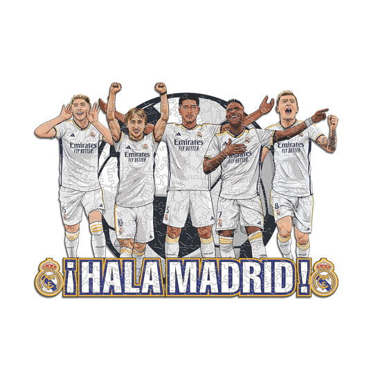 Soccer 'Real Madrid  Classic Jersey' 3D Wood Jigsaw Puzzle