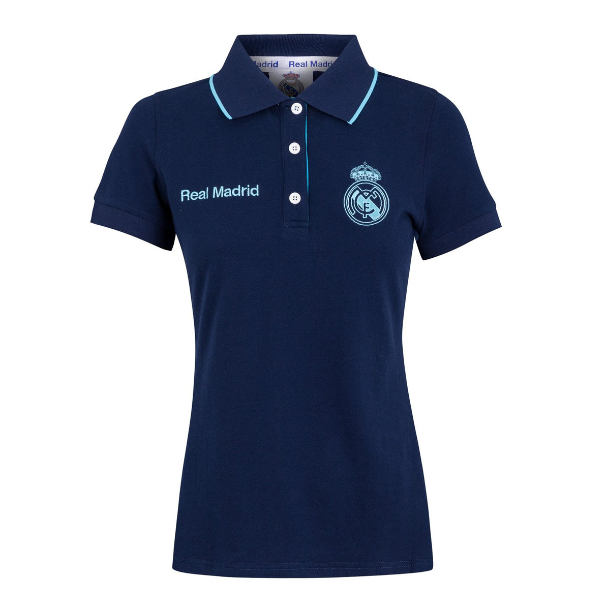 Real Madrid Logo Polo - Navy – Real 