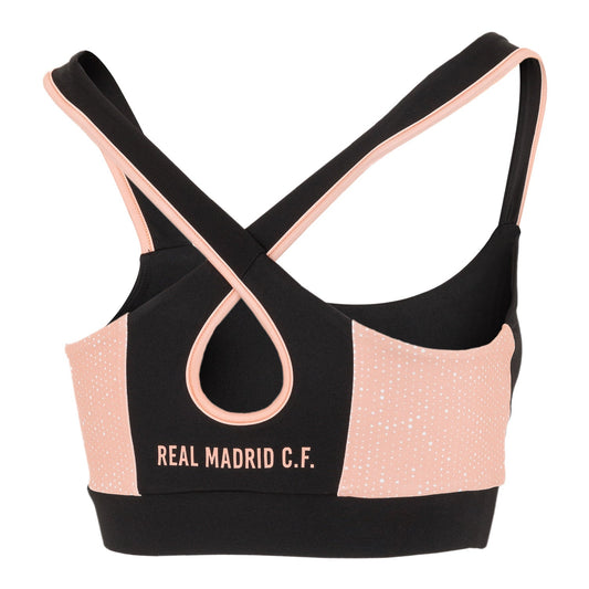 Real Madrid Womens Gym Tights Black/Pink - Real Madrid CF