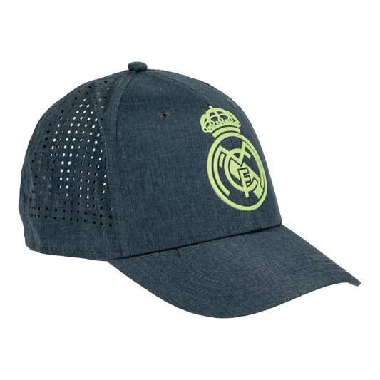 Real Madrid Youth Crest Cap Black/Lime