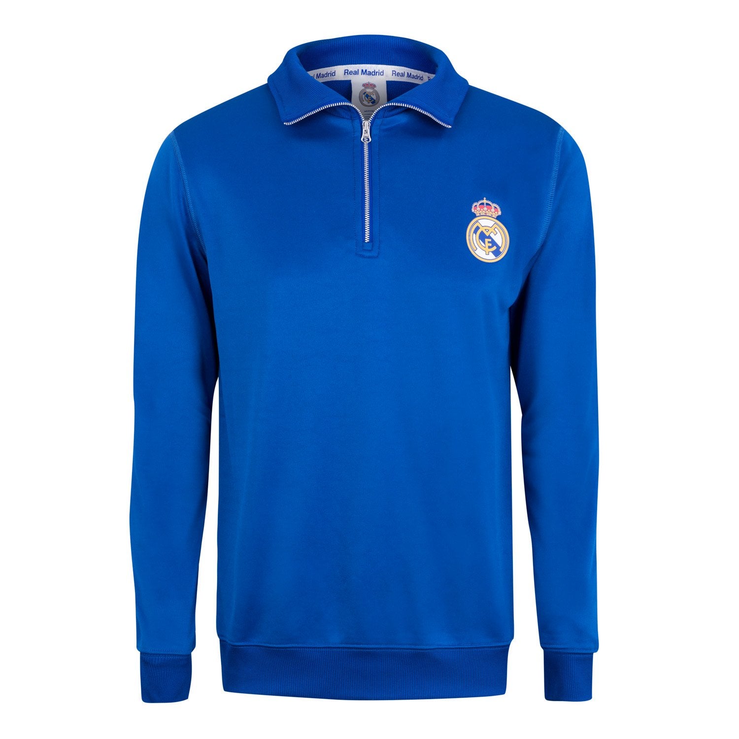 real madrid half zip