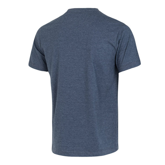 Mens Essentials Monocolor Crest T-Shirt Blue Blend