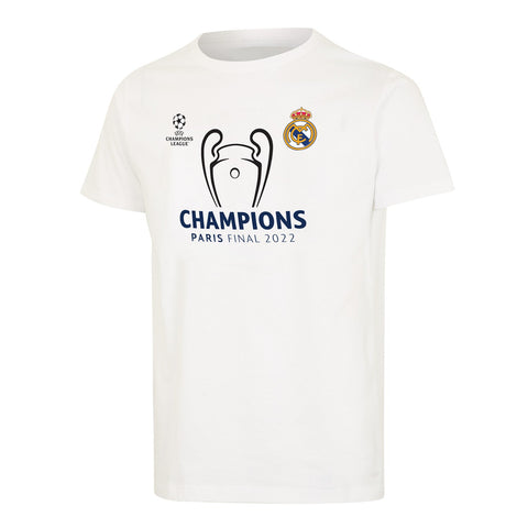 Egoïsme syndroom beroemd Real Madrid Mens UCL 2022 Winner T-Shirt White - Real Madrid CF | US Store