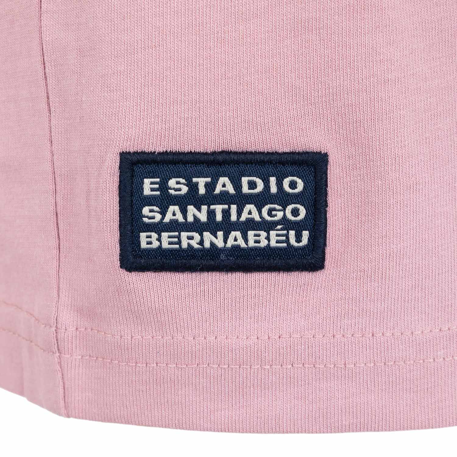 Sakura Unisex Cross Neck Stitch T-Shirt Pink