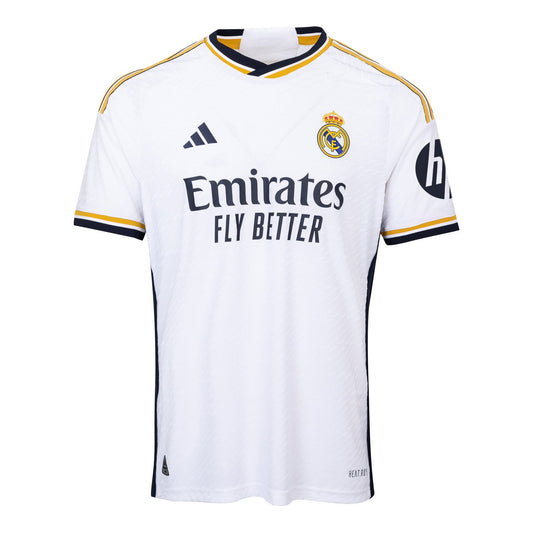 Camiseta Authentic Manga Larga Hombre Primera Equipación Blanca 23/24 - Real  Madrid CF