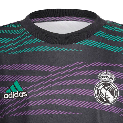 Werkgever in stand houden documentaire adidas Youth Warm Up Shirt 22/23 Black - Real Madrid CF | US Store
